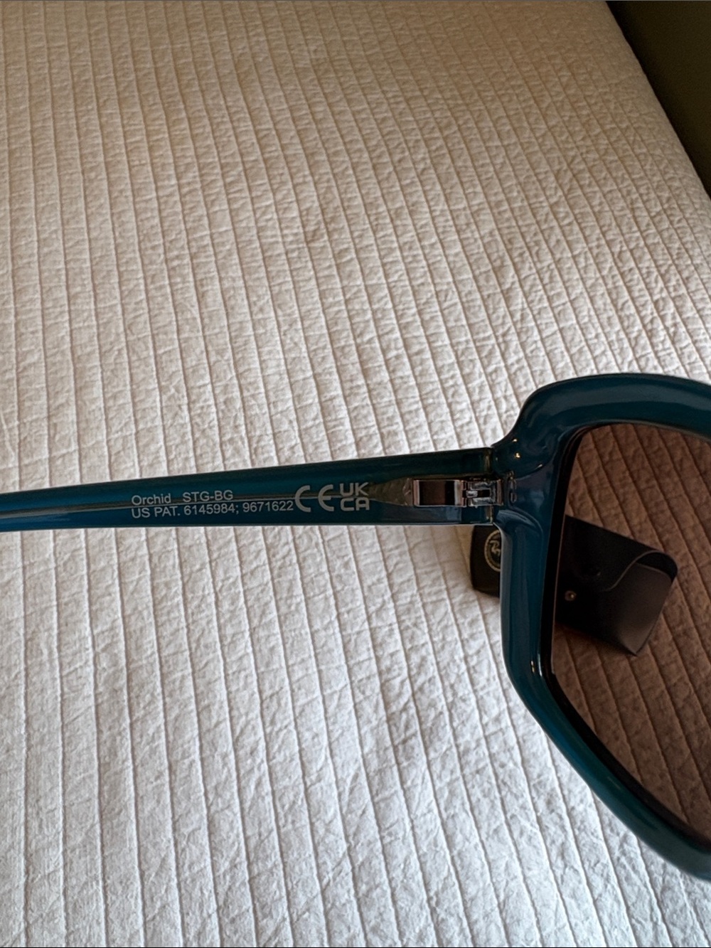 Maui Jim Italy Women's Orchid MJ735 56-18-140 Tortoise/turquoise/polarized lense - Picture 4 of 10